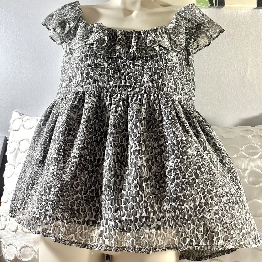 New Banana Republic Blouse Gray Color Size Small